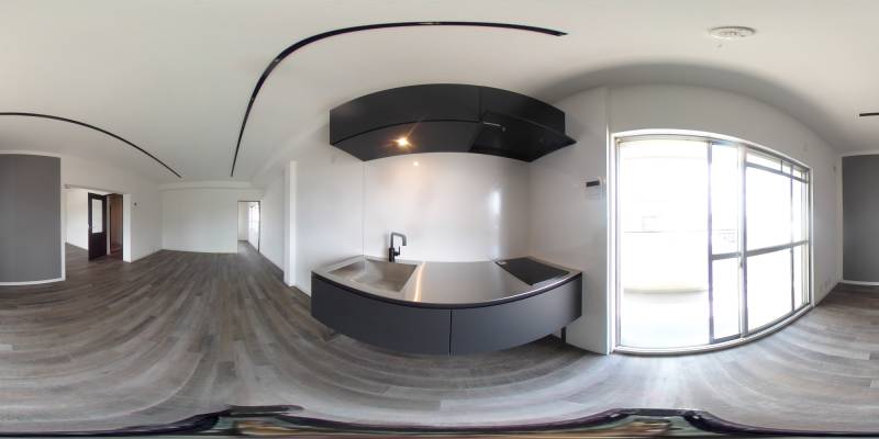 パノラマ画像キッチン