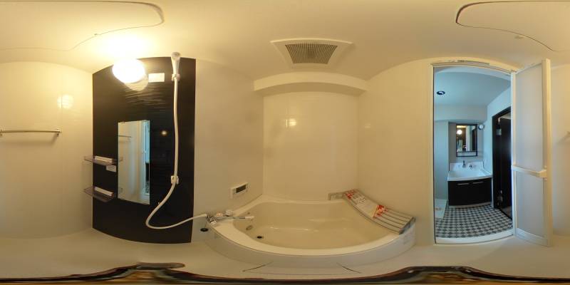 パノラマ画像バスルーム