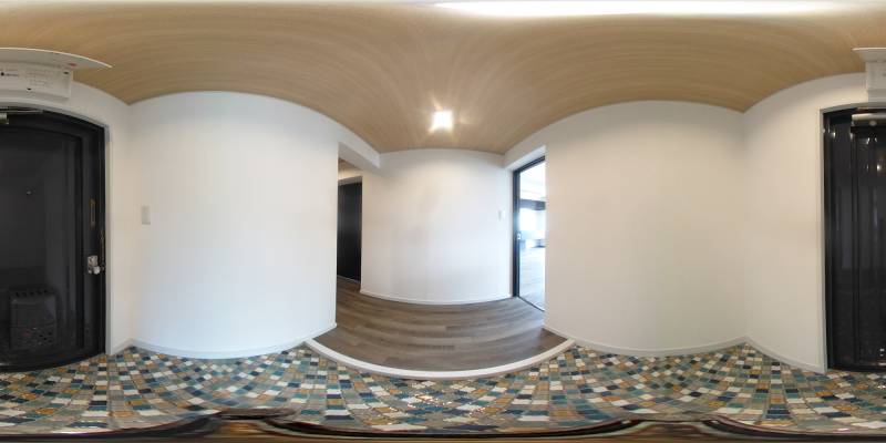 パノラマ画像玄関