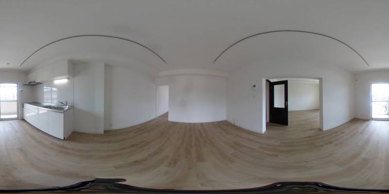 パノラマ画像リビング