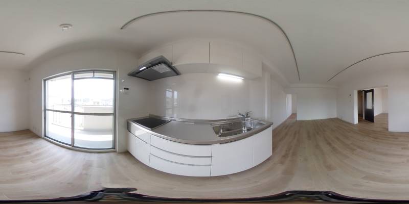 パノラマ画像キッチン