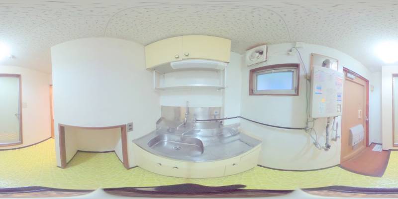 パノラマ画像キッチン