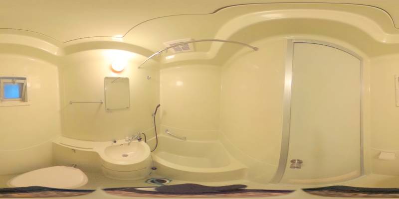 パノラマ画像バスルーム