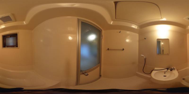 パノラマ画像バスルーム