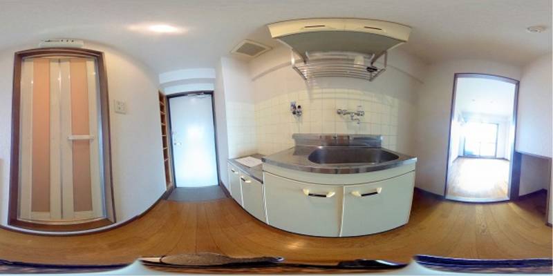 パノラマ画像キッチン