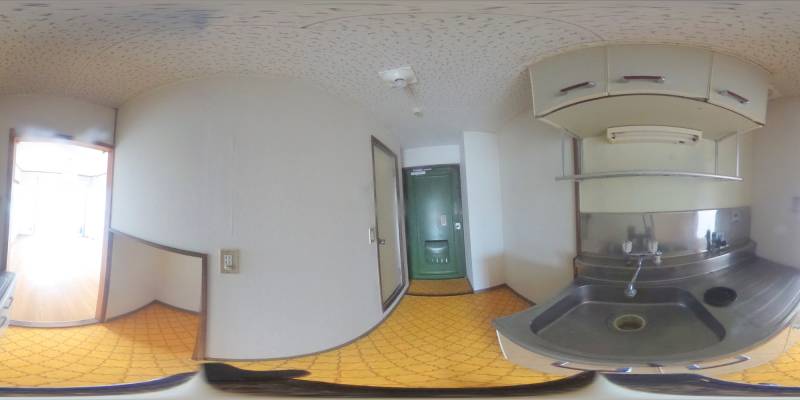 パノラマ画像キッチン