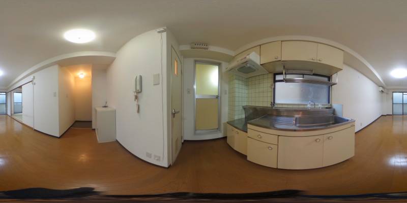 パノラマ画像キッチン