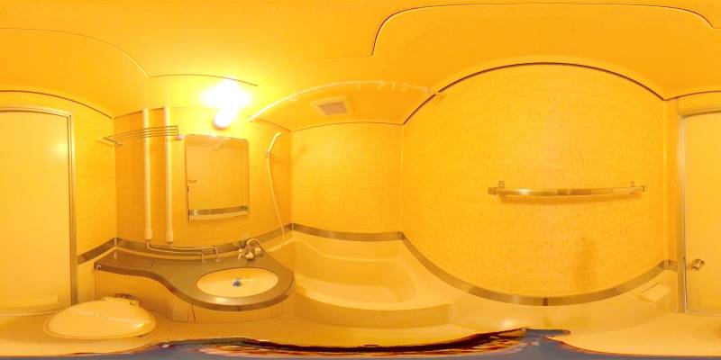 パノラマ画像バスルーム