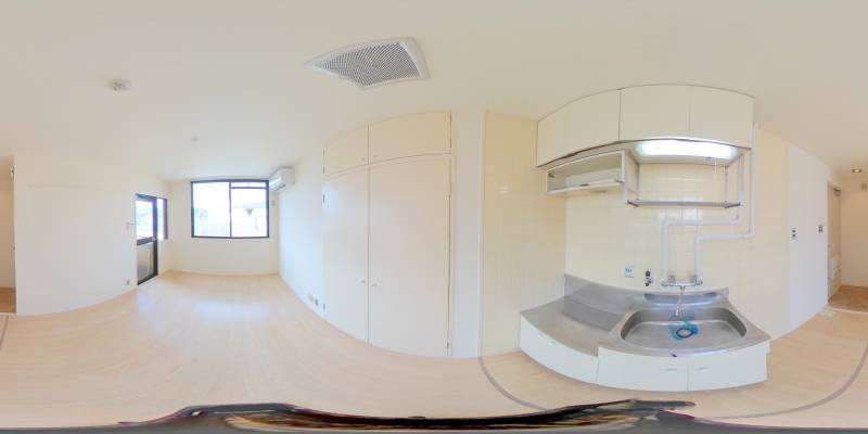 パノラマ画像キッチン