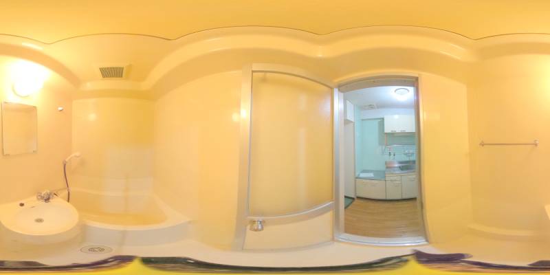 パノラマ画像バスルーム