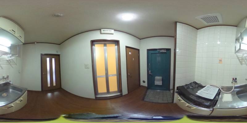 パノラマ画像キッチン