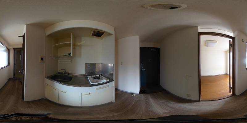 パノラマ画像キッチン