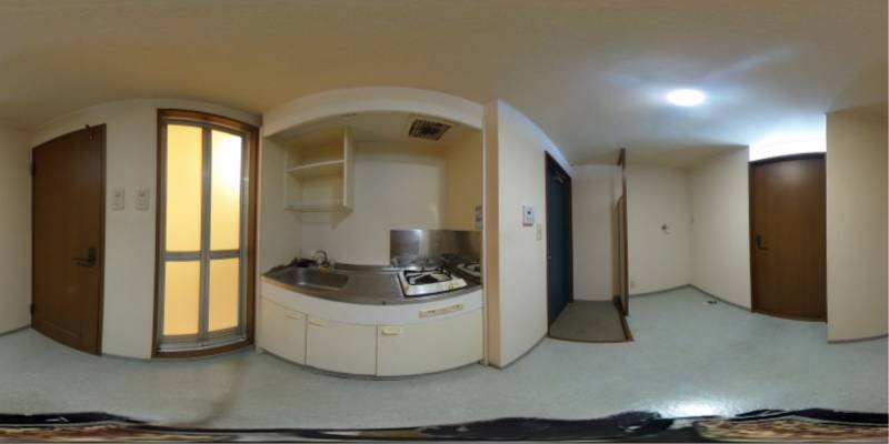 パノラマ画像キッチン