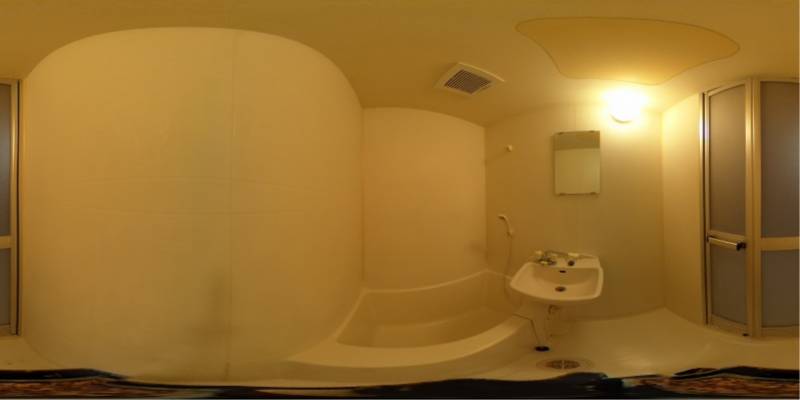 パノラマ画像バスルーム