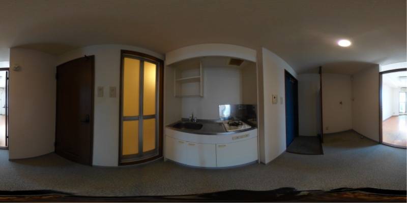 パノラマ画像キッチン