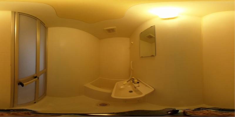 パノラマ画像バスルーム