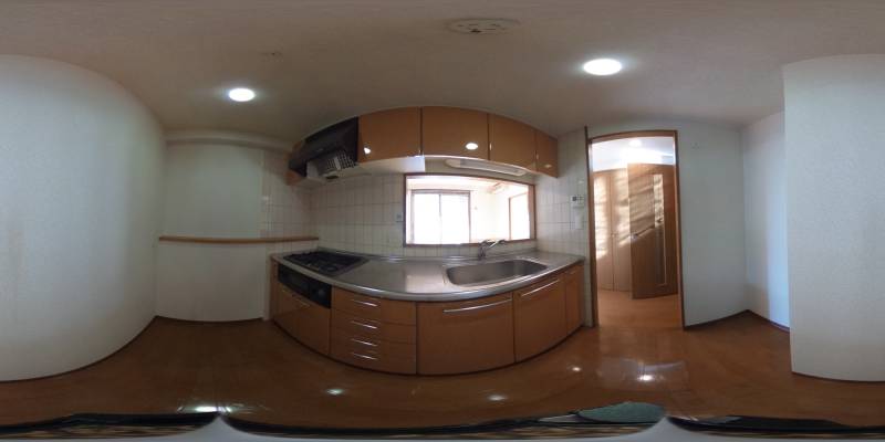 パノラマ画像キッチン