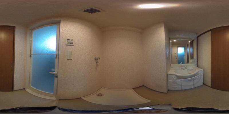 パノラマ画像洗面所