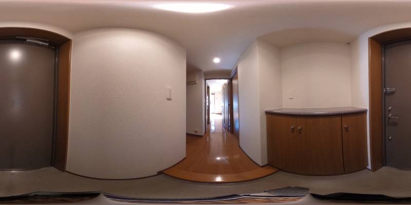 パノラマ画像玄関