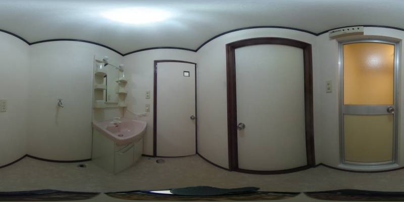 パノラマ画像洗面所