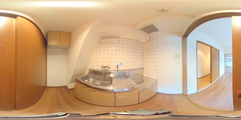 パノラマ画像キッチン