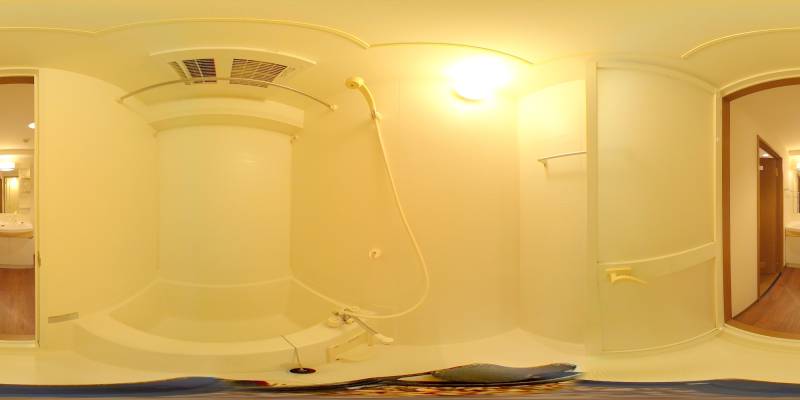 パノラマ画像バスルーム