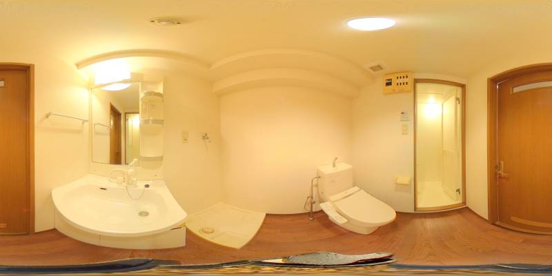 パノラマ画像洗面所