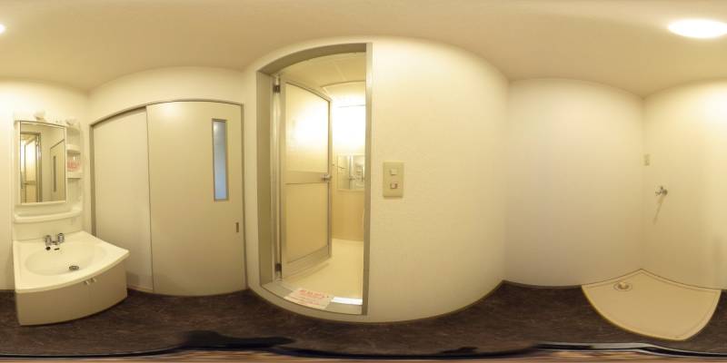 パノラマ画像洗面所