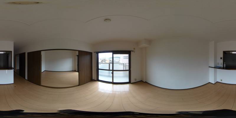 パノラマ画像リビング