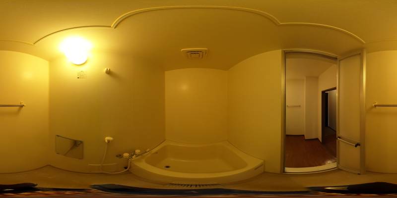 パノラマ画像バスルーム