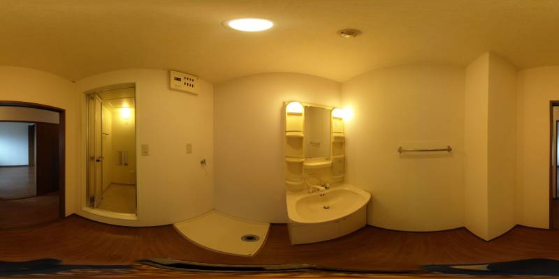 パノラマ画像洗面所