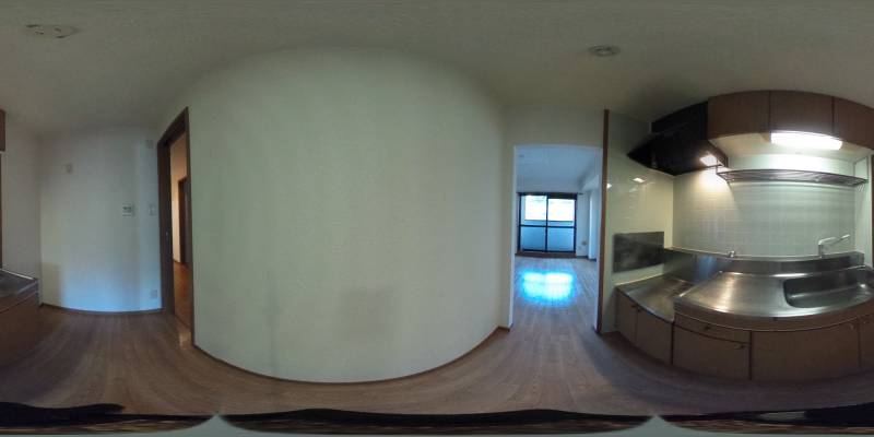 パノラマ画像キッチン