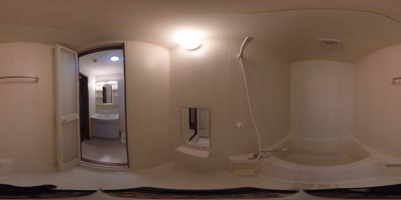 パノラマ画像バスルーム