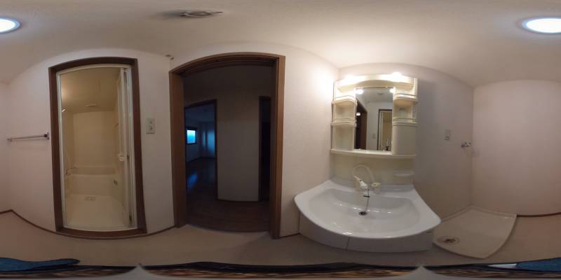 パノラマ画像洗面所