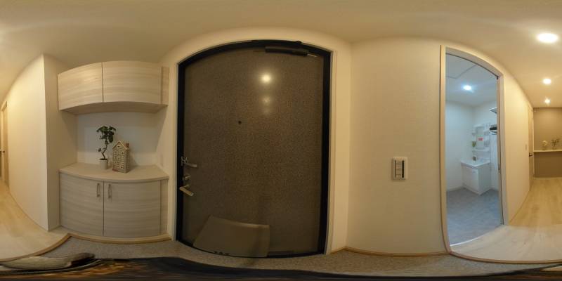 パノラマ画像玄関