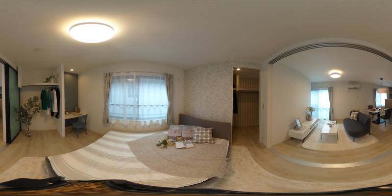 パノラマ画像洋室