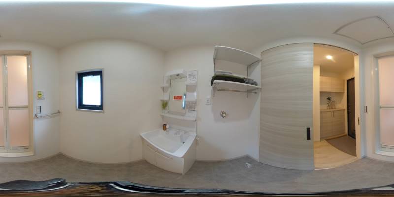 パノラマ画像洗面所