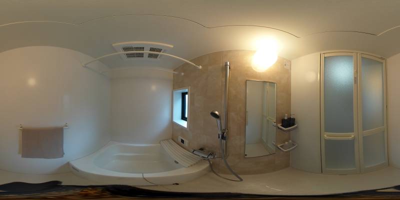 パノラマ画像バスルーム