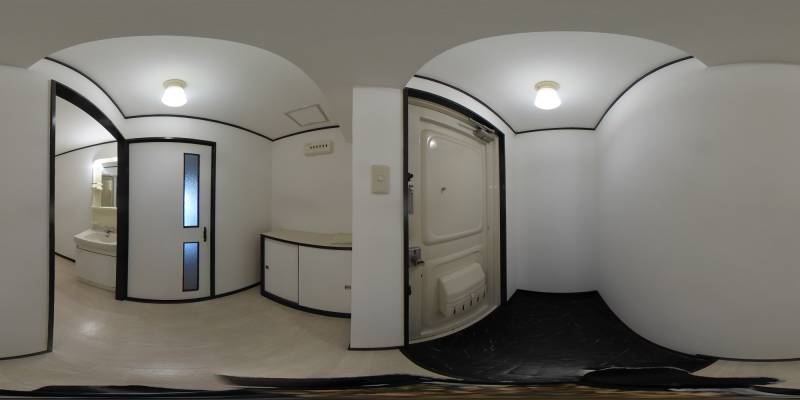 パノラマ画像玄関