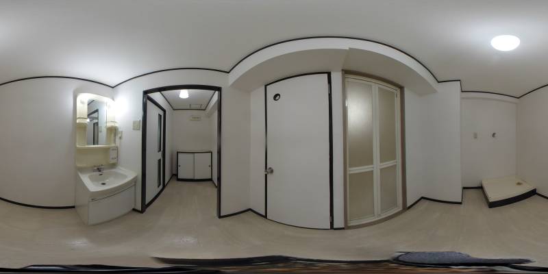 パノラマ画像洗面所