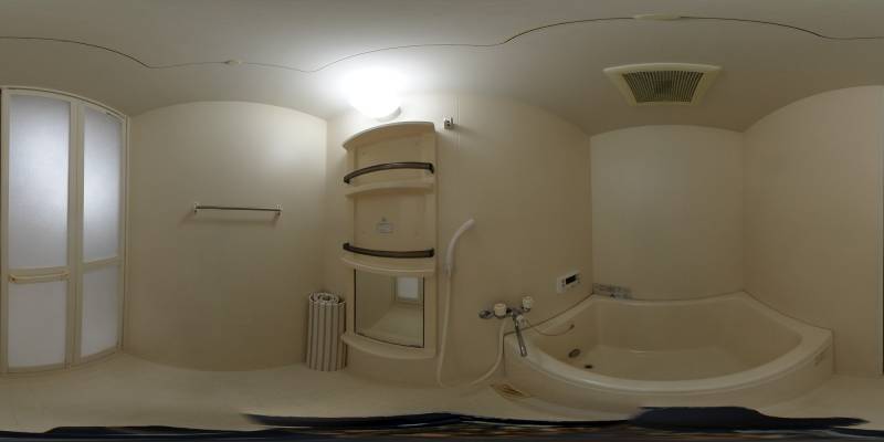 パノラマ画像バスルーム