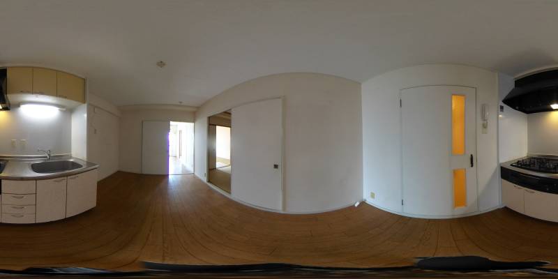 パノラマ画像キッチン