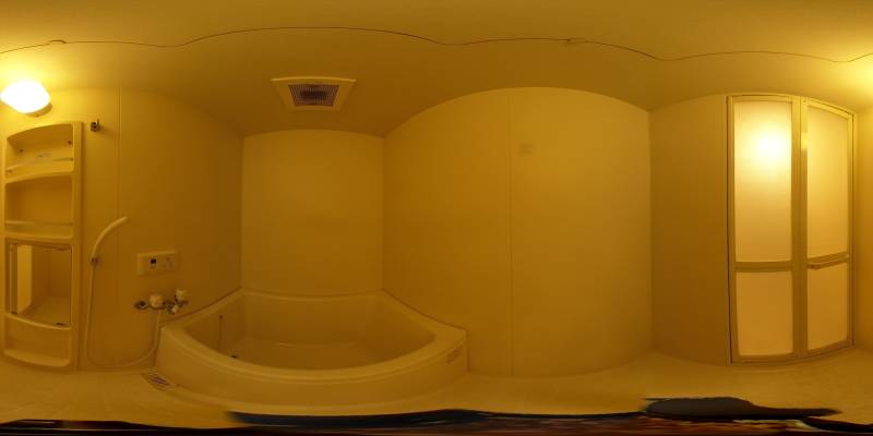 パノラマ画像バスルーム