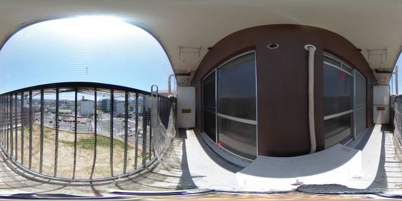 パノラマ画像バルコニー