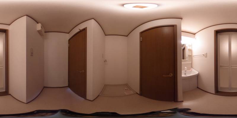 パノラマ画像洗面所