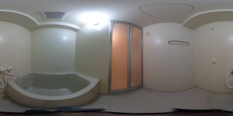 パノラマ画像バスルーム