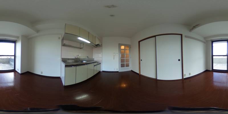 パノラマ画像リビング