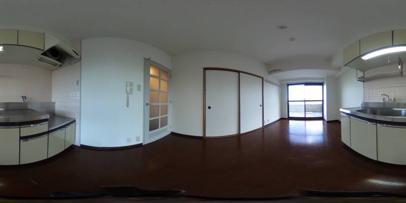 パノラマ画像キッチン