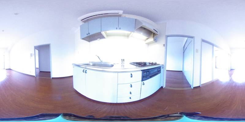 パノラマ画像キッチン