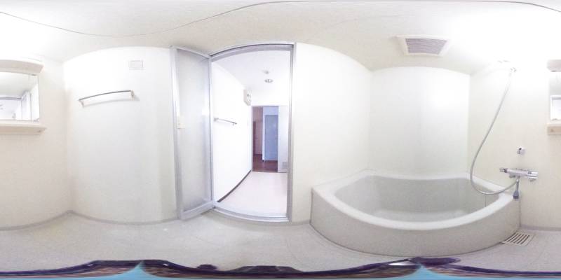 パノラマ画像バスルーム